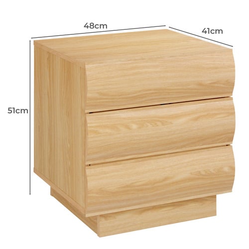 Carter 2 Drawer Bedside Table