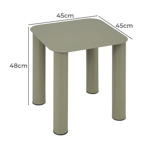 Roger Square Iron Side Table