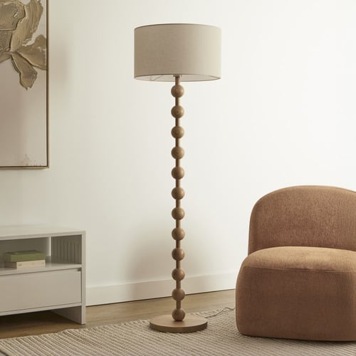 153cm Corvus Ash Wood Floor Lamp