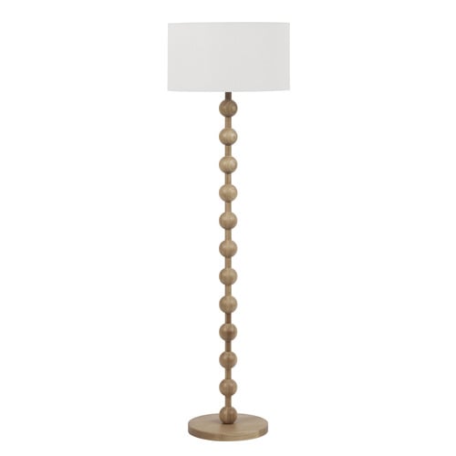 153cm Corvus Ash Wood Floor Lamp