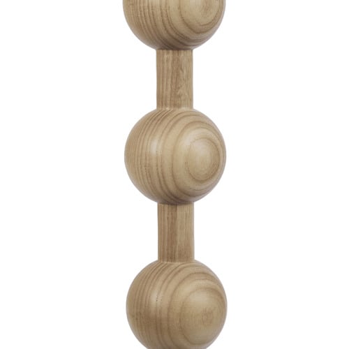 153cm Corvus Ash Wood Floor Lamp