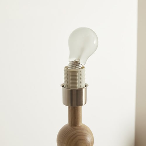 153cm Corvus Ash Wood Floor Lamp