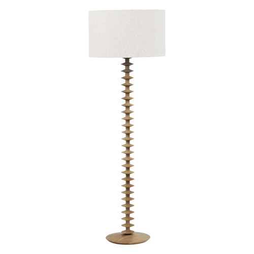 155cm Wonger Rubberwood Floor Lamp