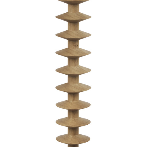 155cm Wonger Rubberwood Floor Lamp