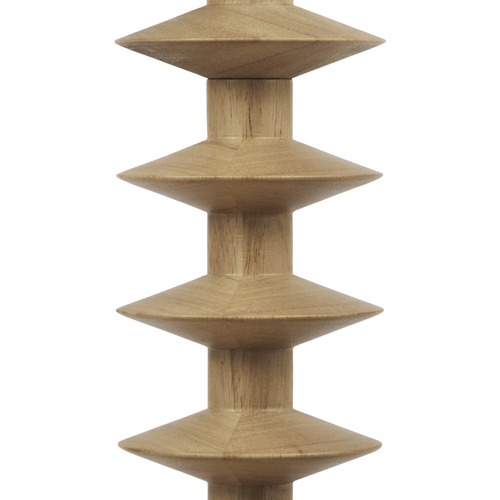 155cm Wonger Rubberwood Floor Lamp
