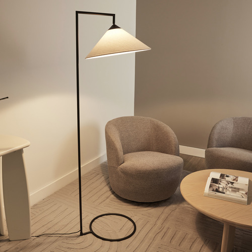 160cm Black Rubion Floor Lamp