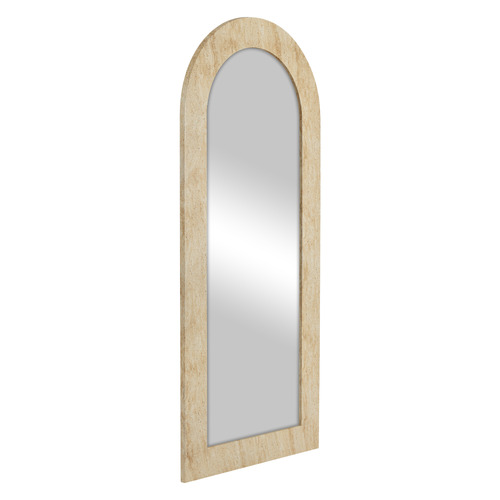 Tyler Arched Travertine-Look Full Length Mirror