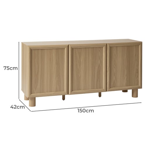 Ainar 3 Door Sideboard Buffet