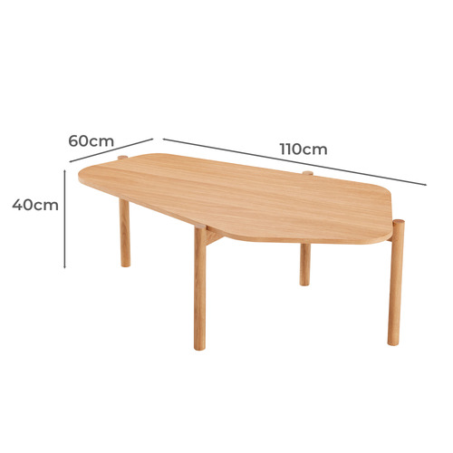 Carsyn Asymmetric Coffee Table