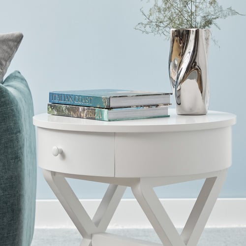 Layla 1 Drawer Side Table