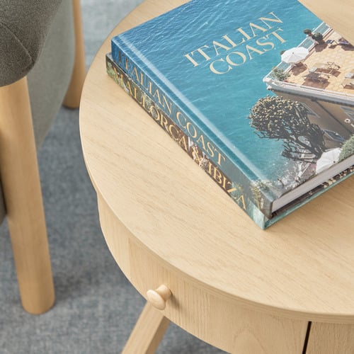Layla 1 Drawer Side Table