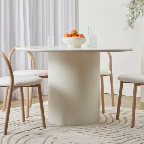 White Lina Dining Table