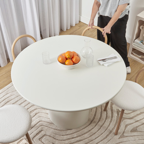 White Lina Dining Table