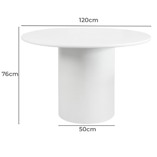 White Lina Dining Table