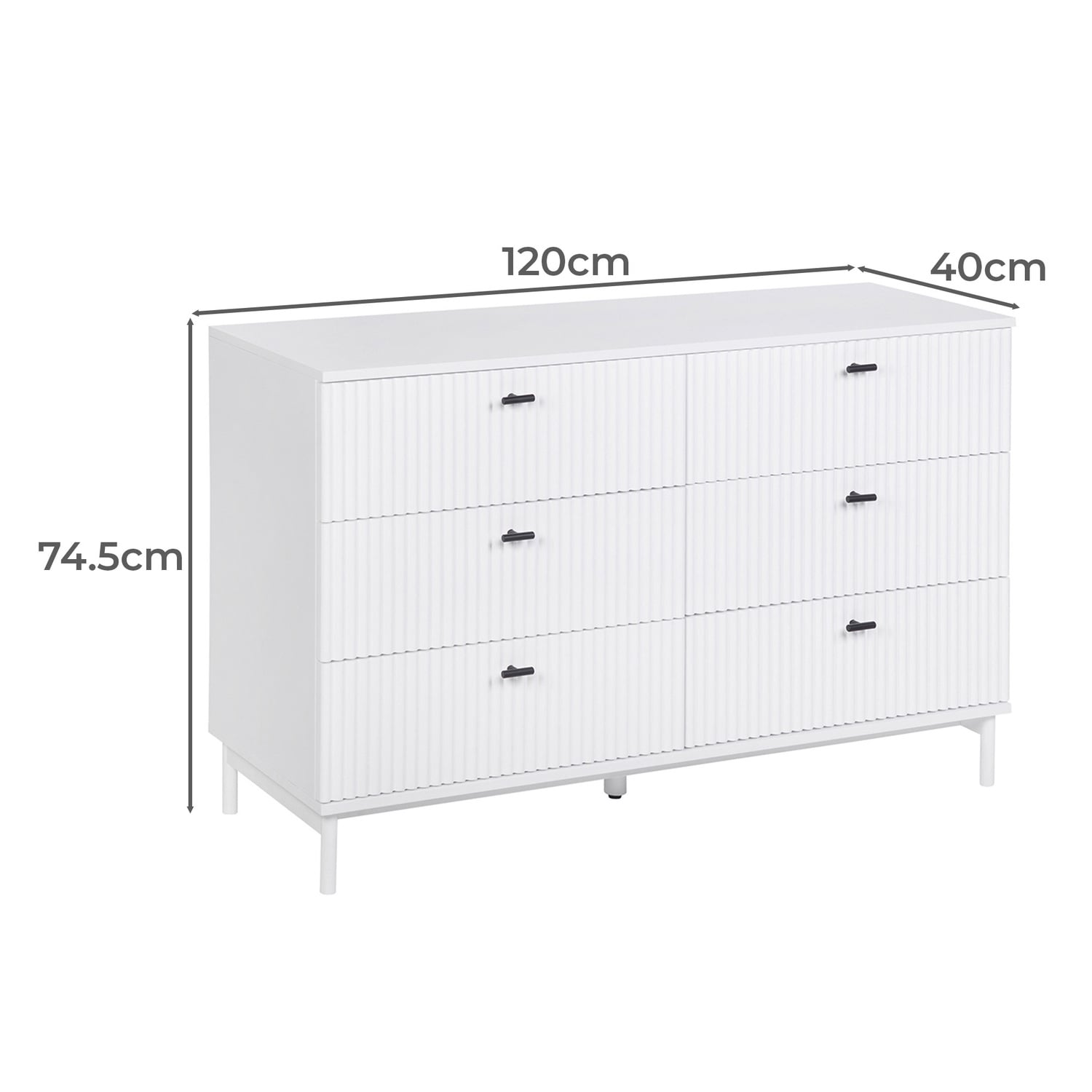 Keola 6 Drawer Chest