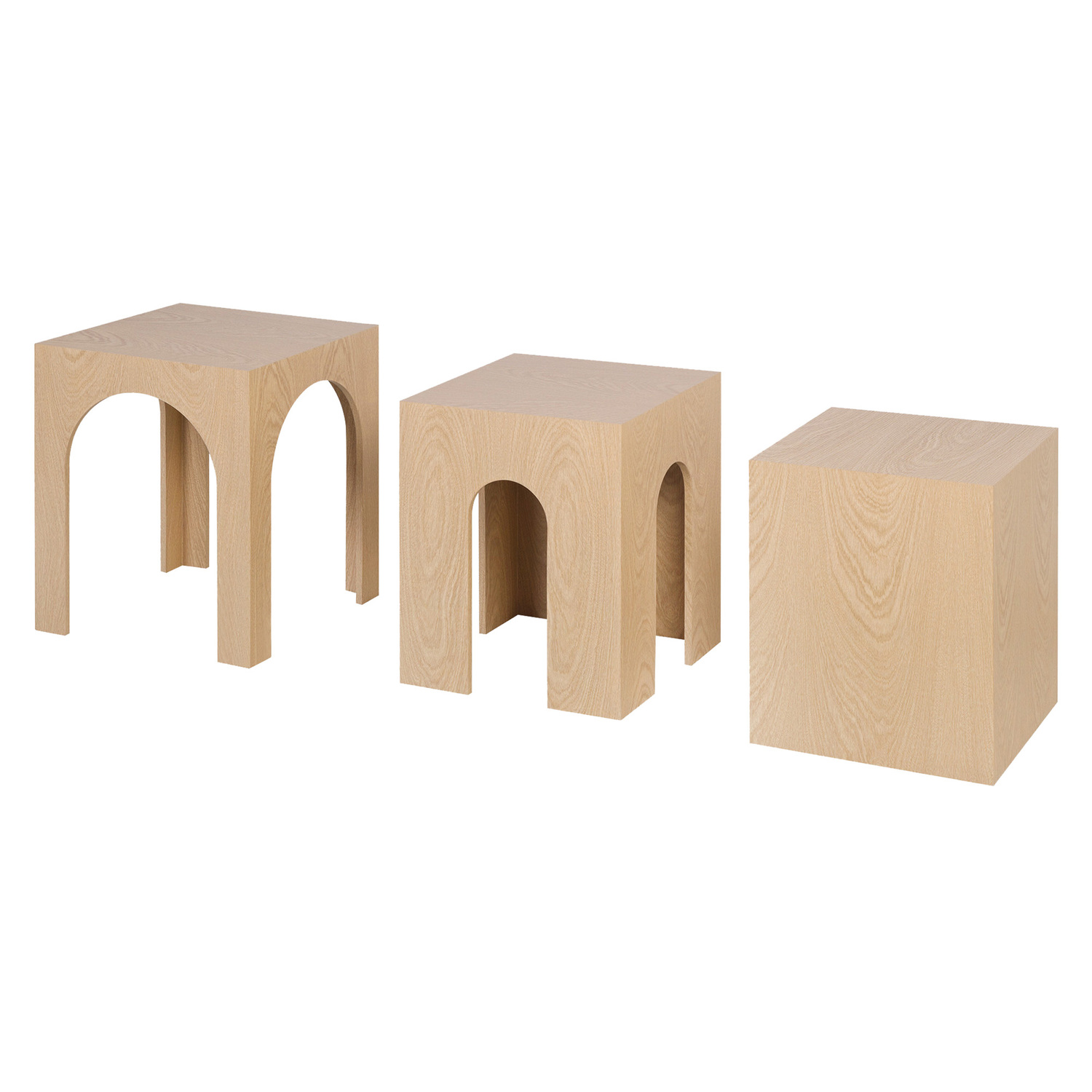 3 Piece Bella Nesting Side Table Set