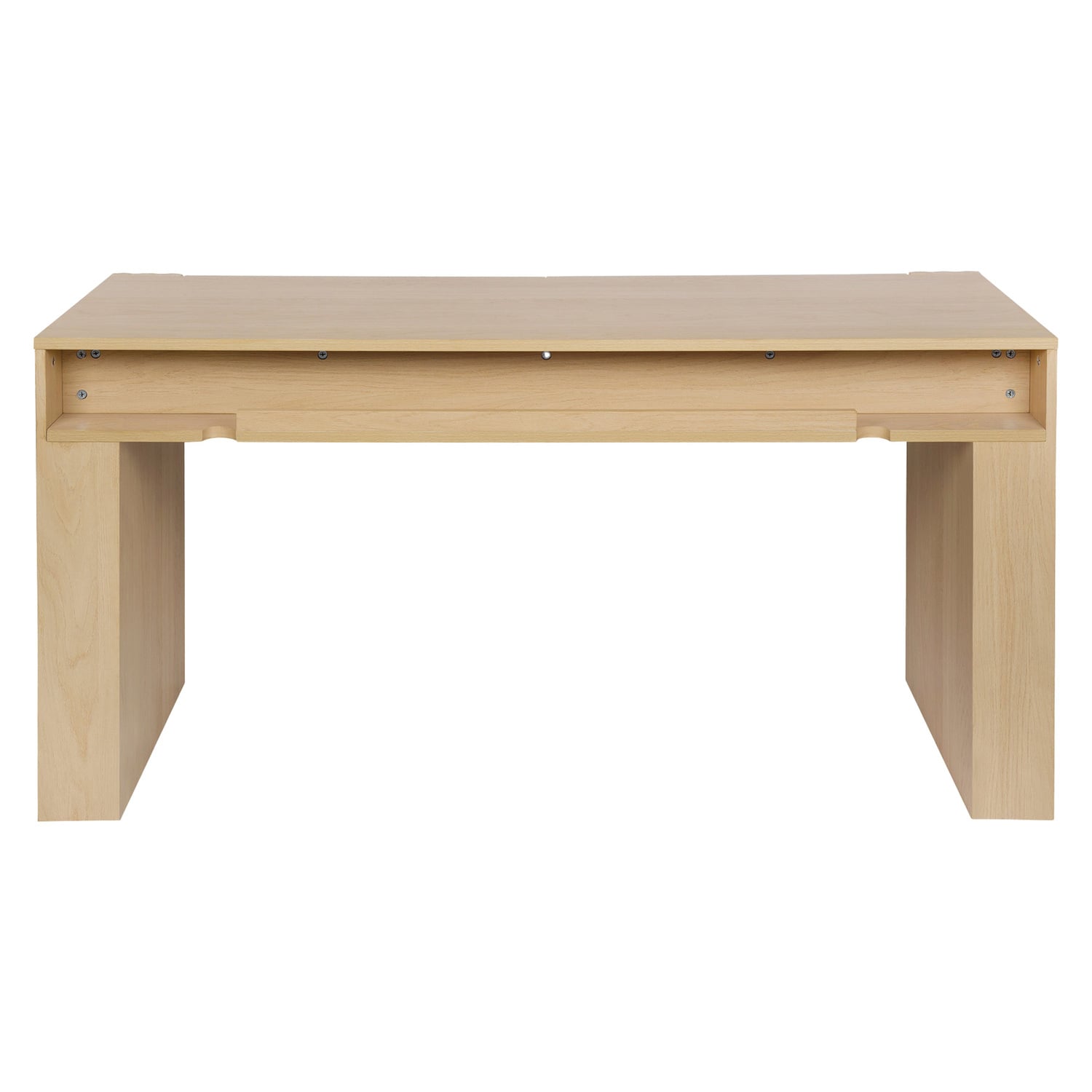 Oak Linden 2 Drawer Writing Desk