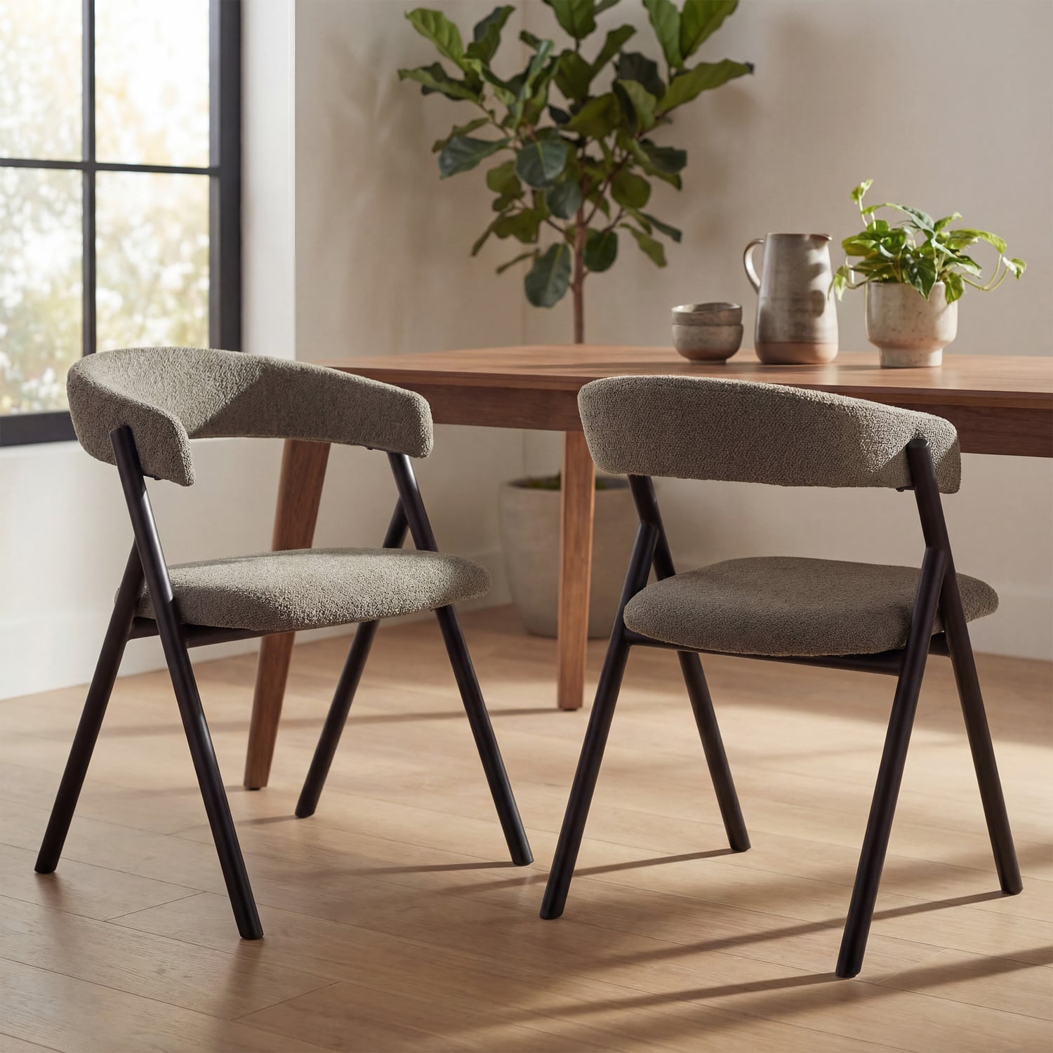 Kaia Chenille Dining Chairs