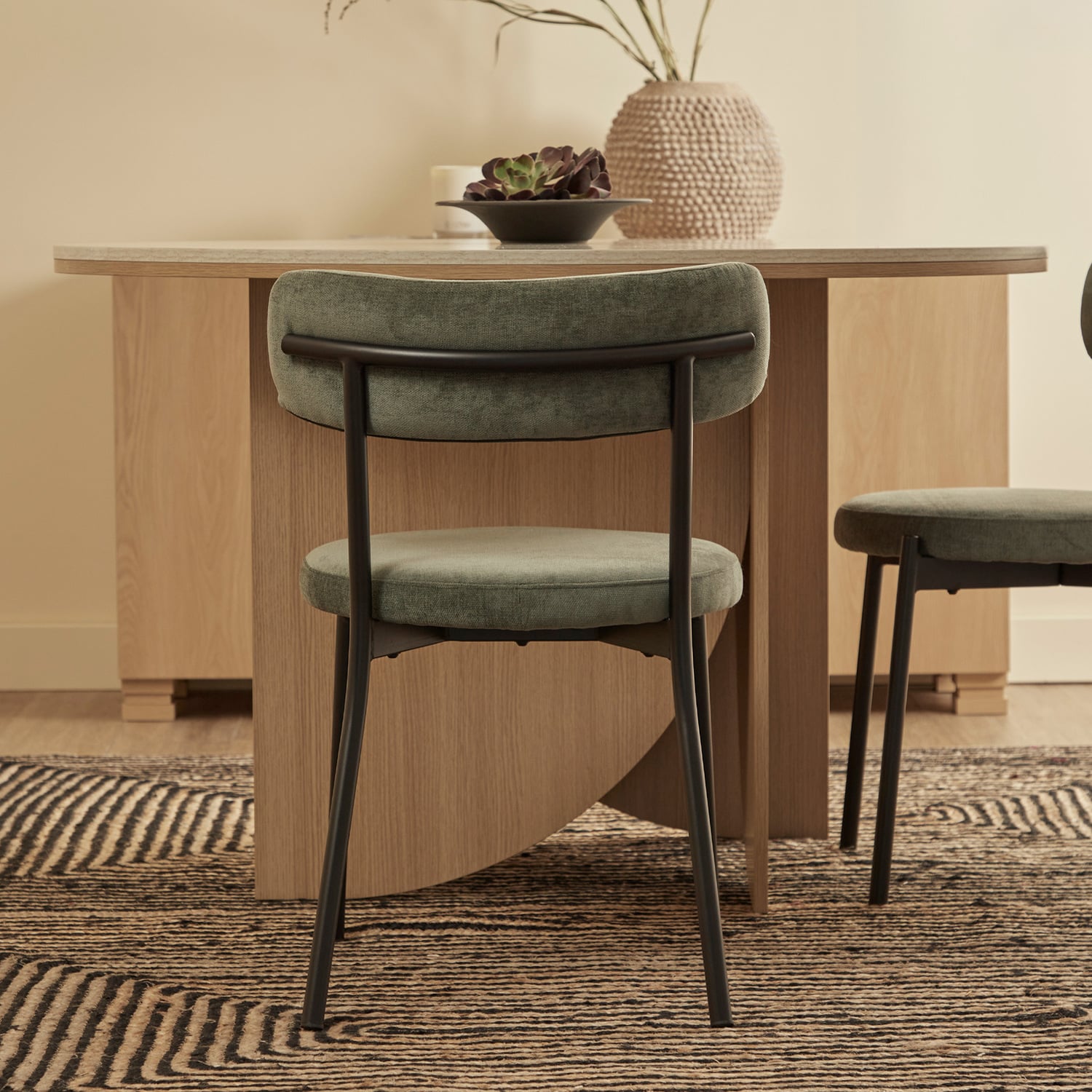 Ailani Chenille Dining Chairs