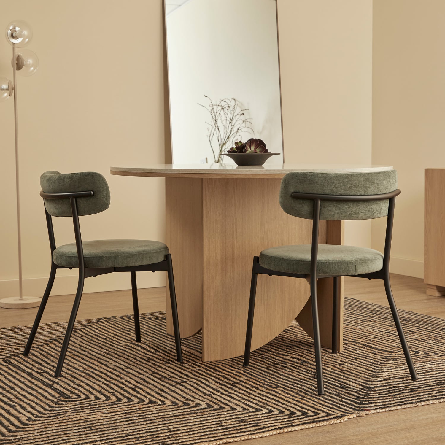 Ailani Chenille Dining Chairs