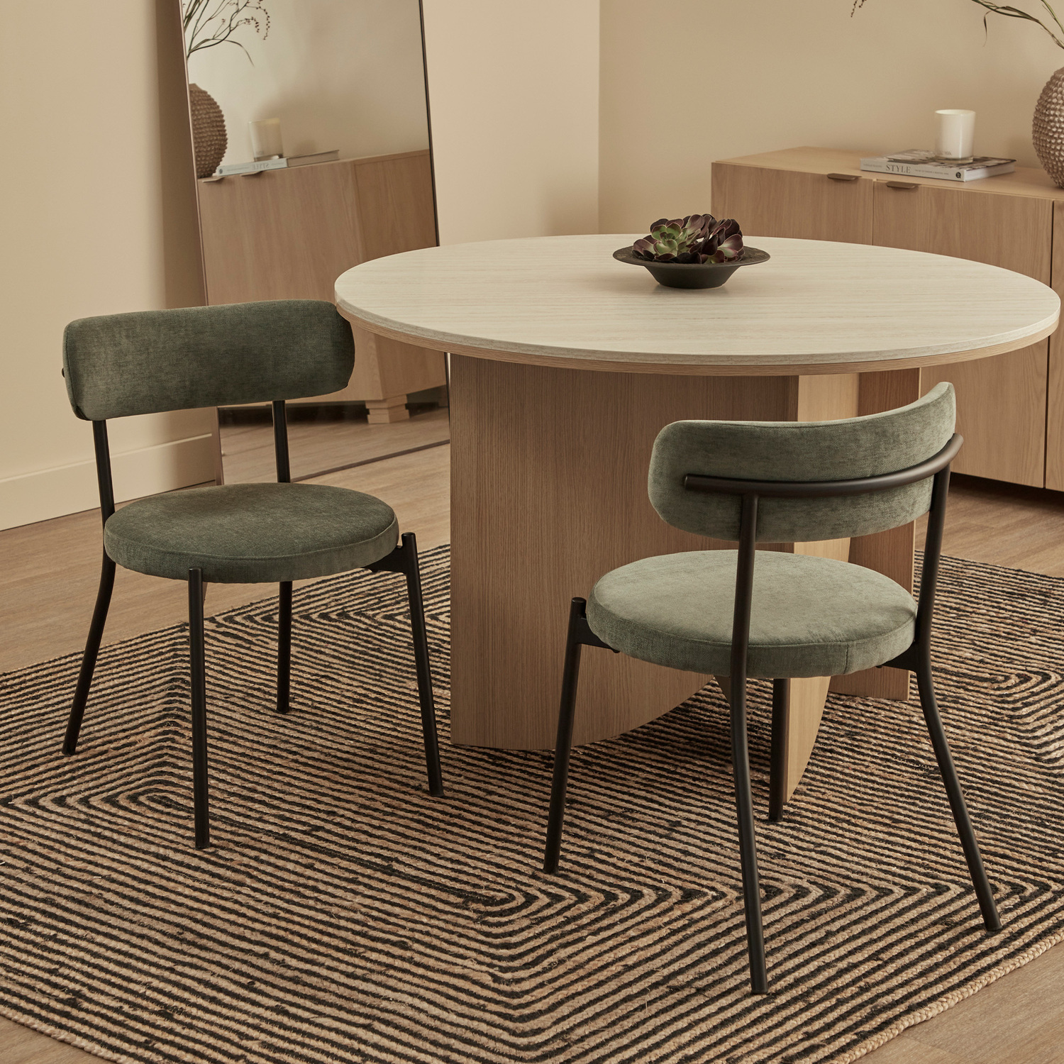 Ailani Chenille Dining Chairs