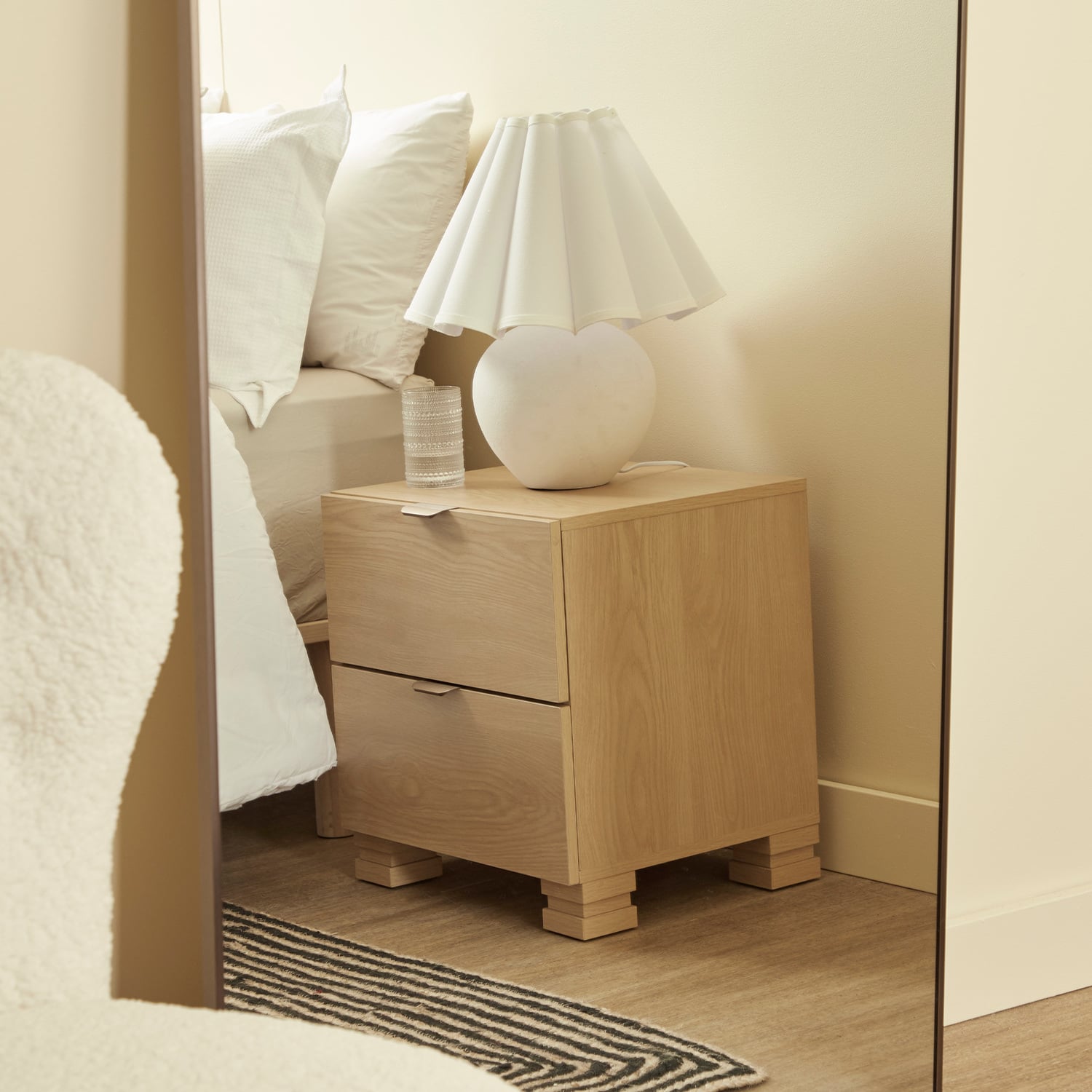 Marco 2 Drawer Bedside Table