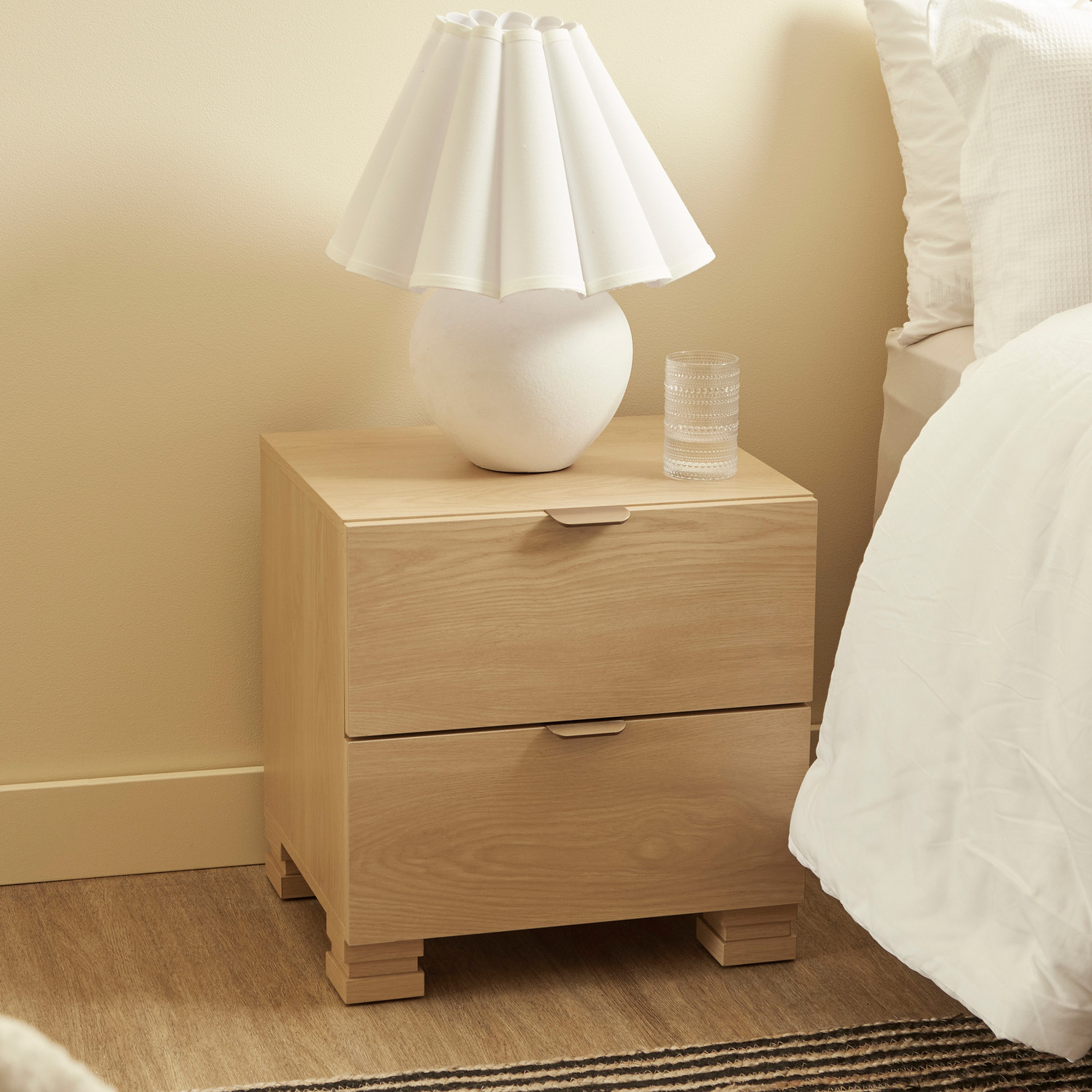Marco 2 Drawer Bedside Table