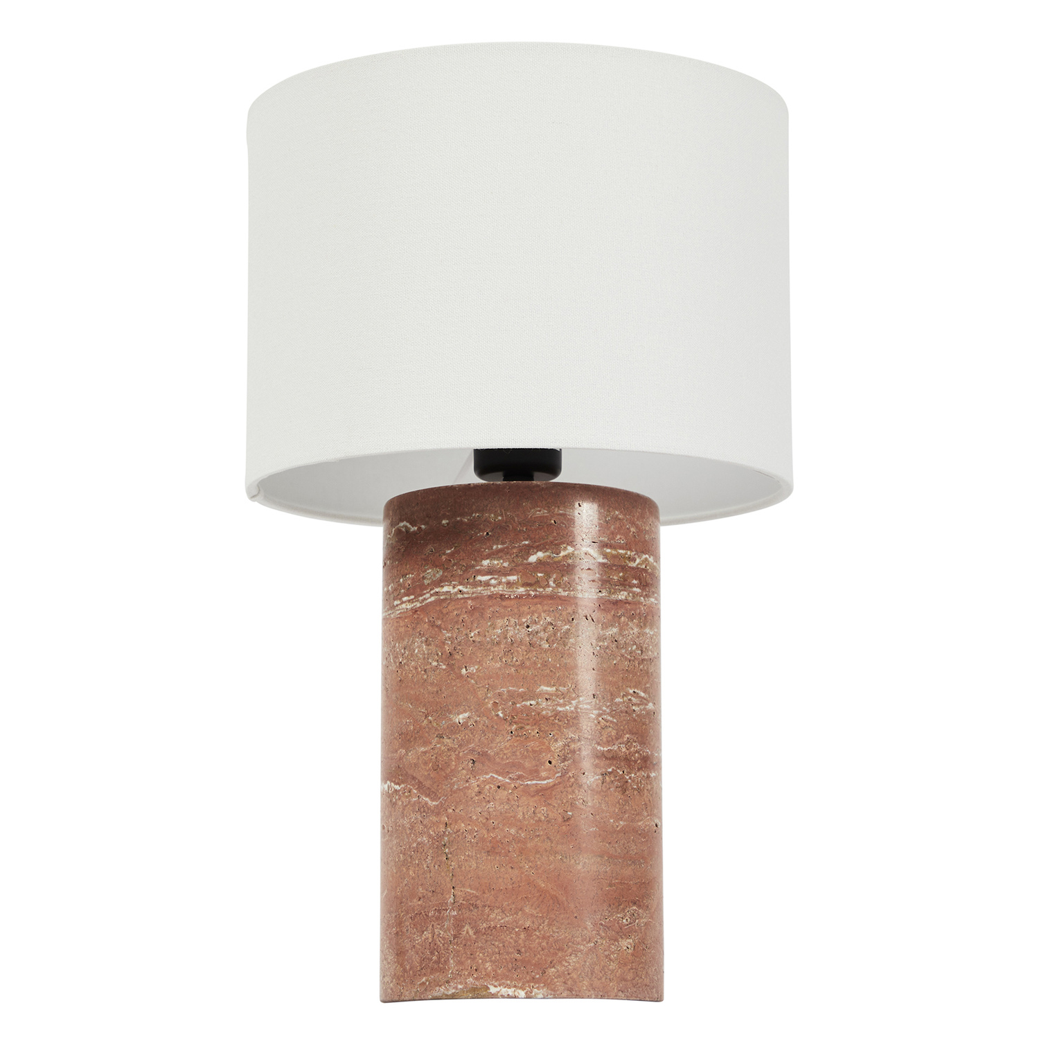 Bonnie Terracotta Linen & Marble Table Lamp