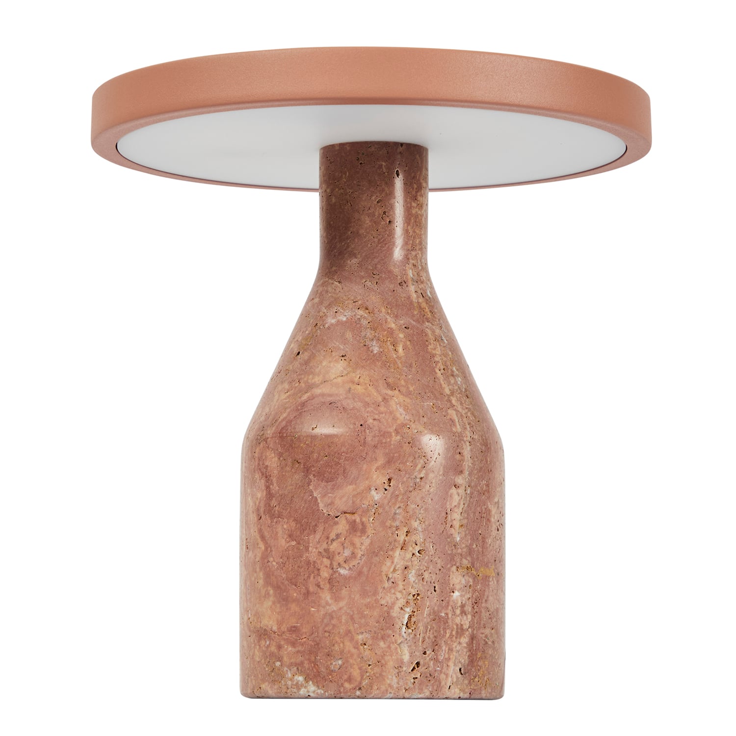 Naomi Terracotta Iron & Marble LED Touch Table Lamp