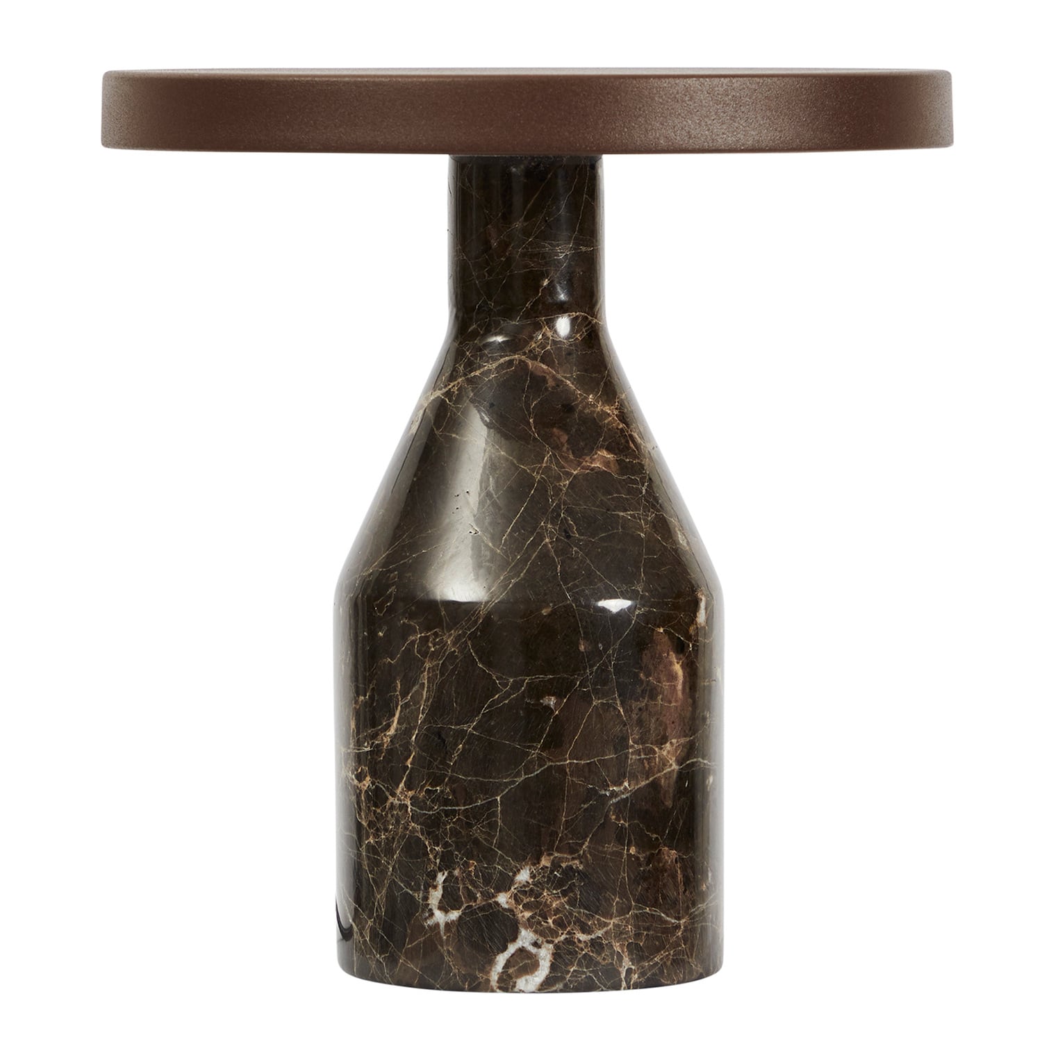 Naomi Cocoa Iron & Marble LED Touch Table Lamp