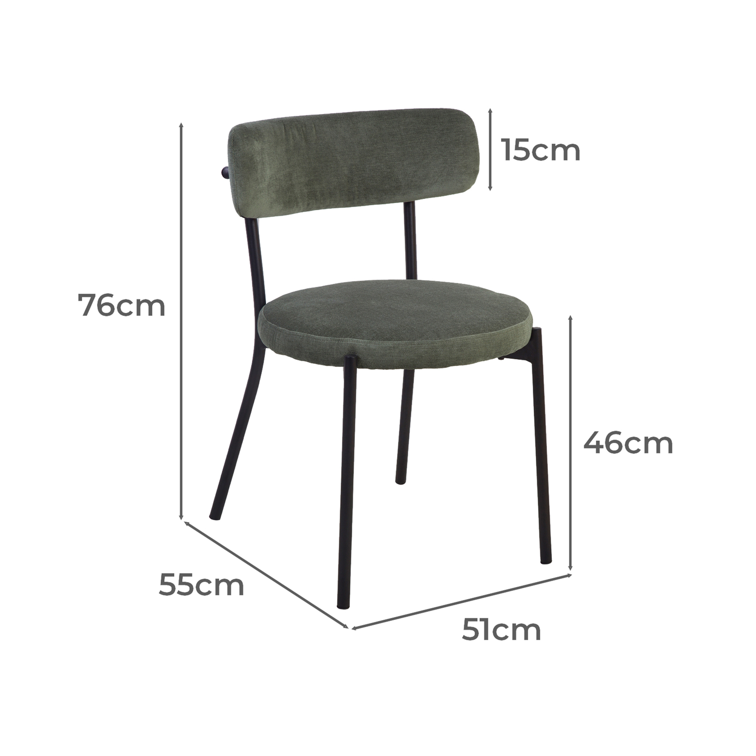 Ailani Chenille Dining Chairs