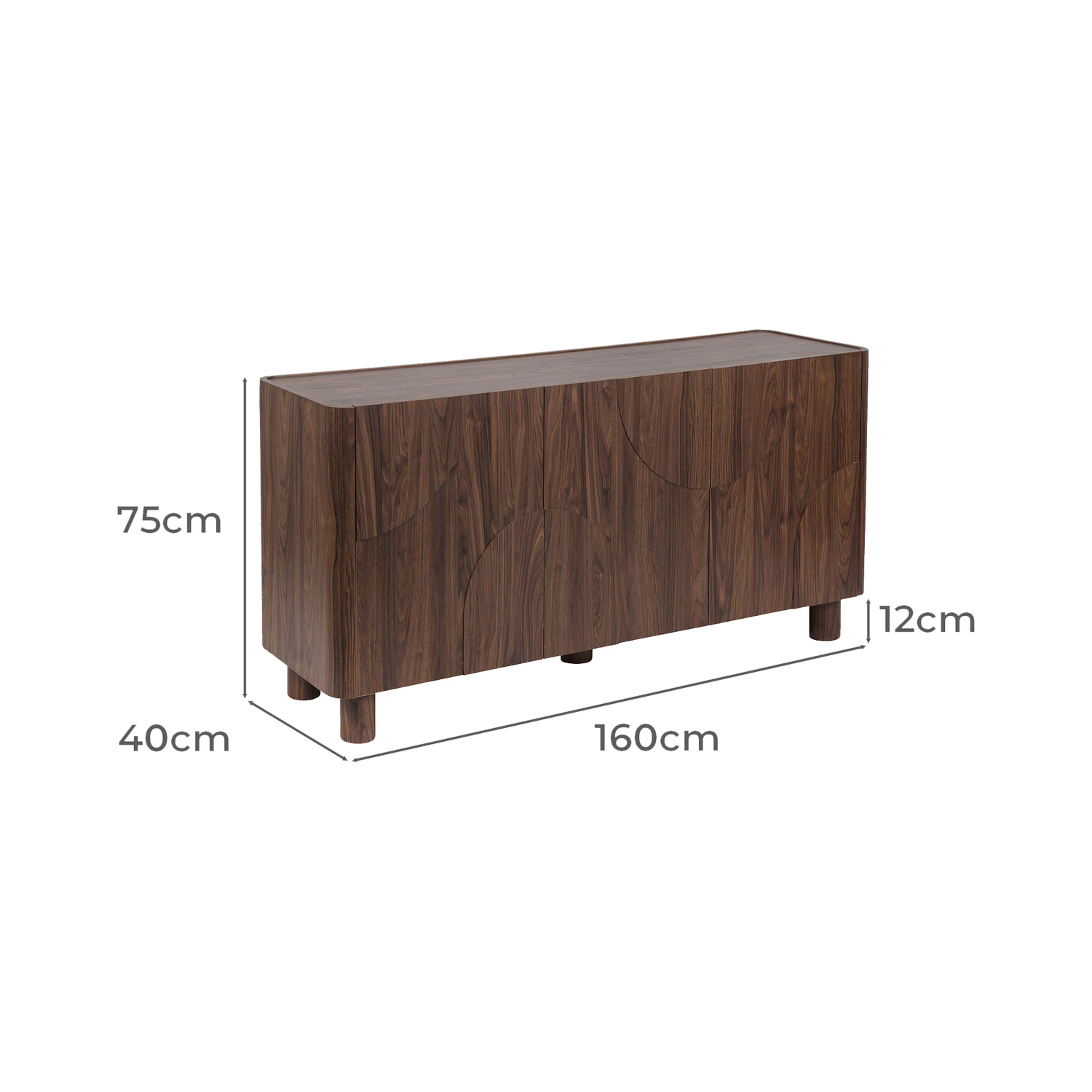 Piper 3 Door Sideboard