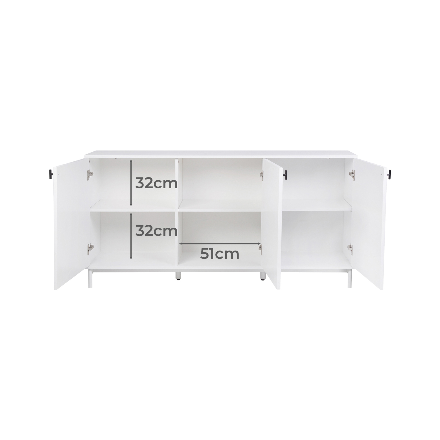 Keola 3 Door Sideboard Buffet