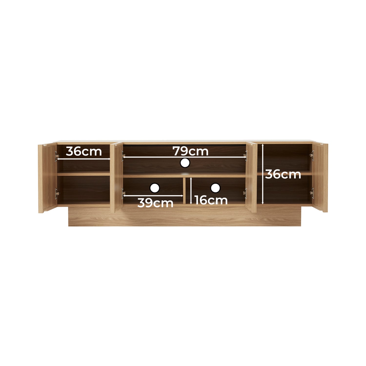 Cedric 4 Door Entertainment Unit