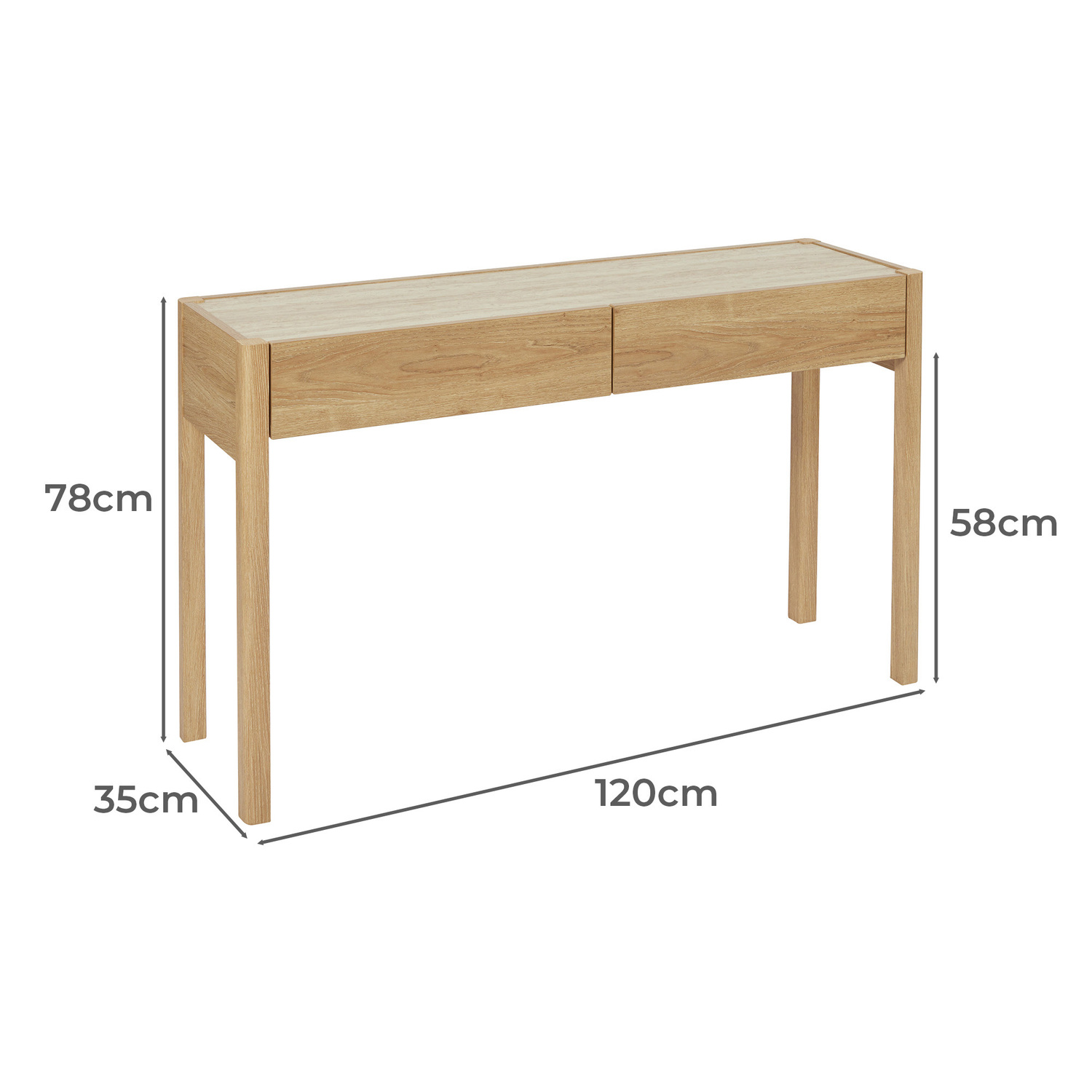 Koa Console Table