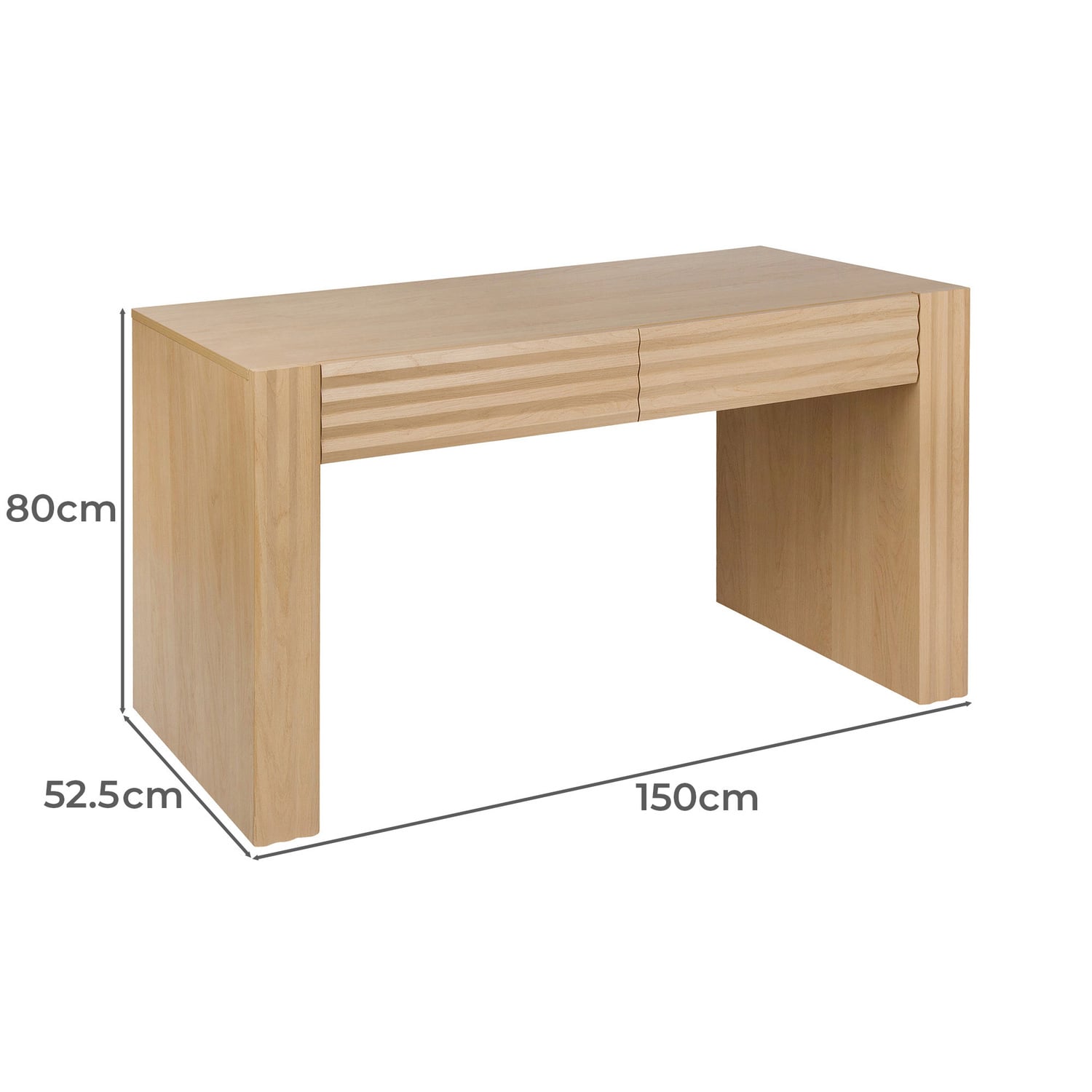 Linden 2 Drawer Study Desk