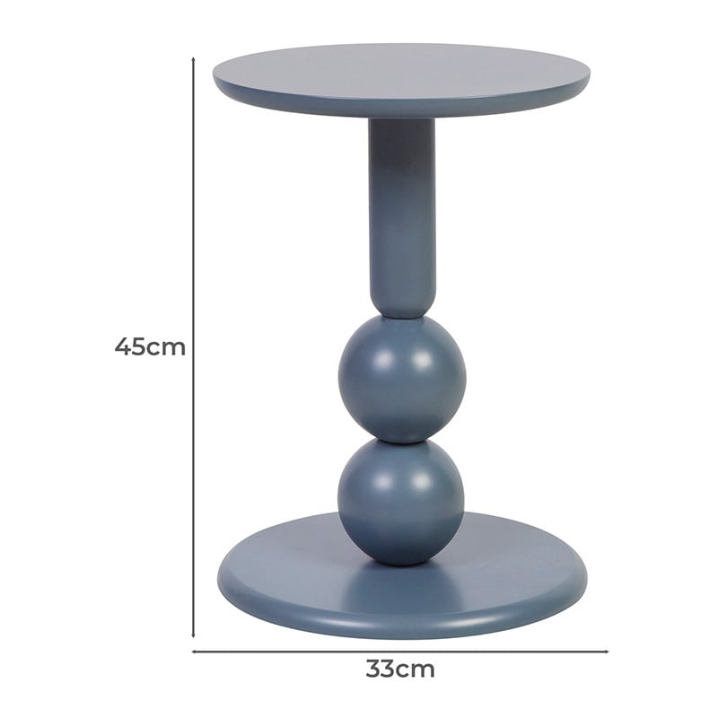 Asher Pine Wood Side Table