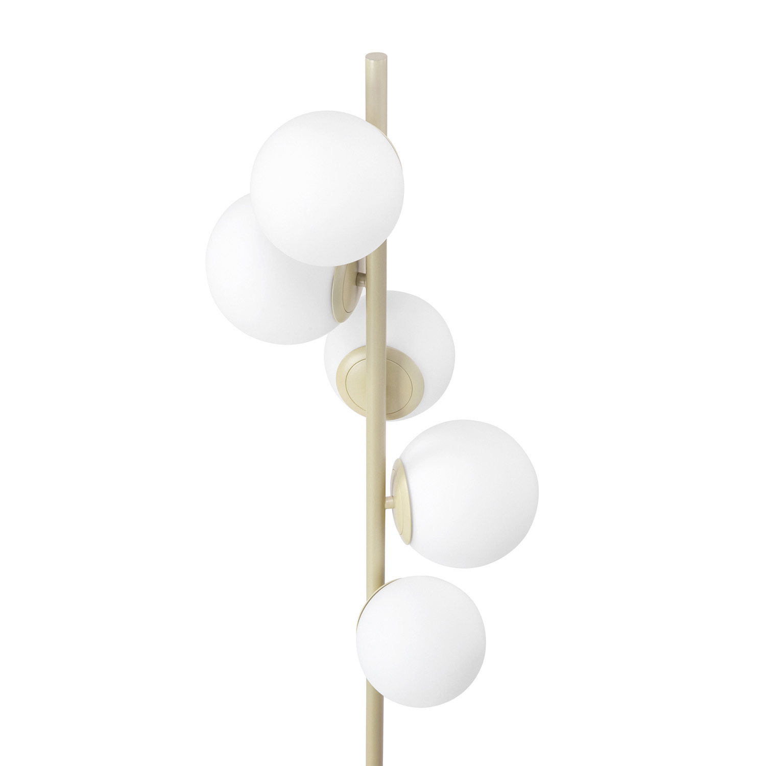Ensley Iron & Glass 5 Light Floor Lamp