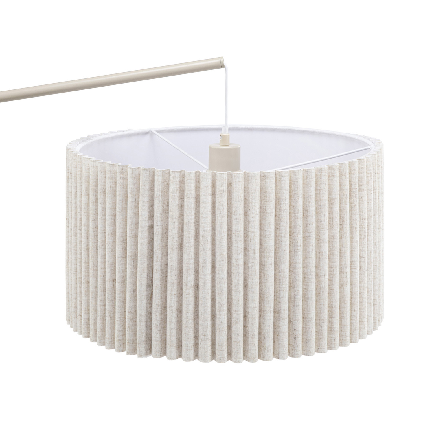 Hollis Iron & Linen Floor Lamp