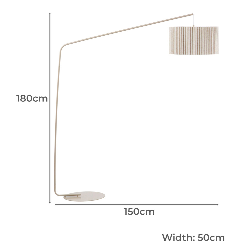 Hollis Iron & Linen Floor Lamp