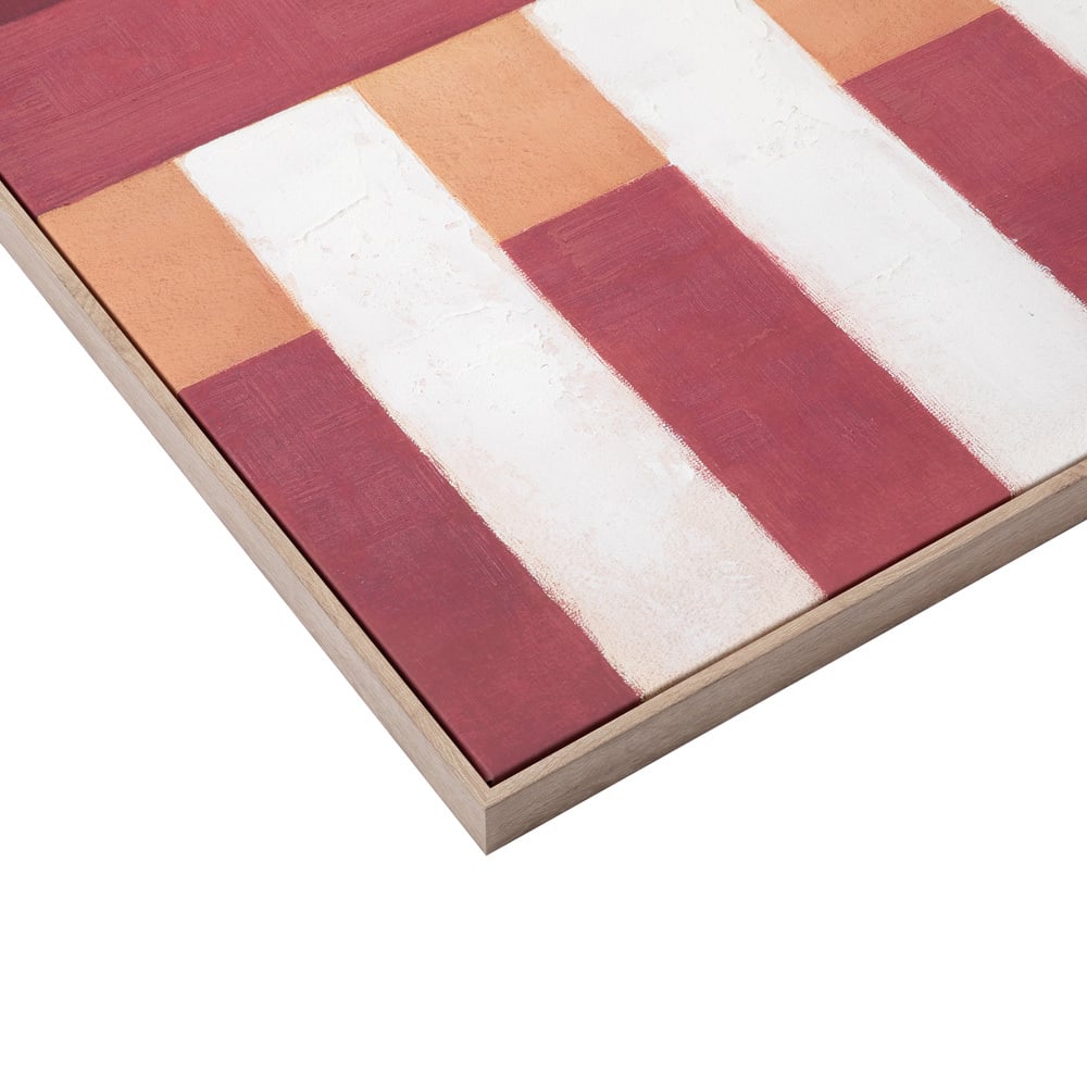 Terracotta Columns Framed Canvas Wall Art