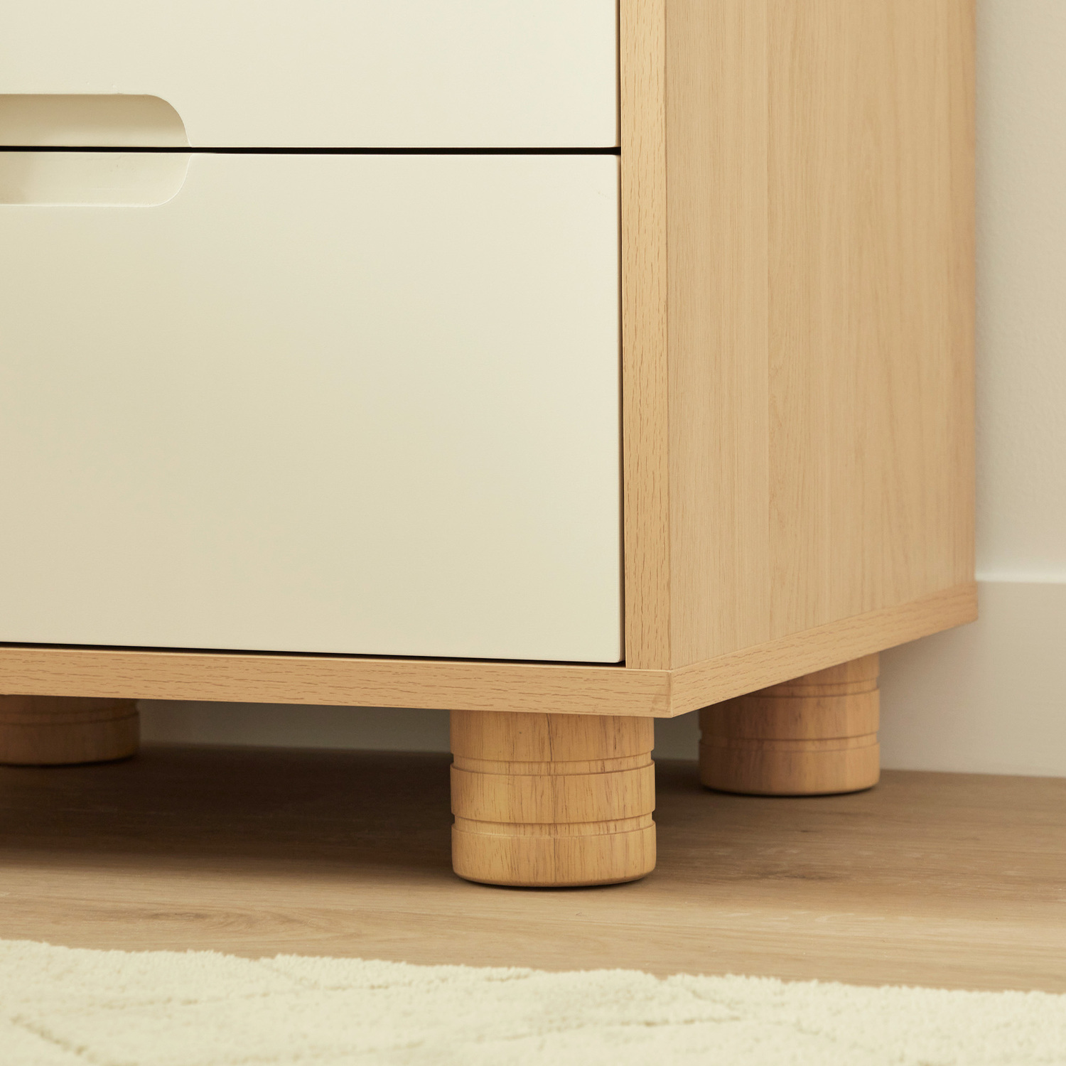 Brooks 2 Drawer Bedside Table