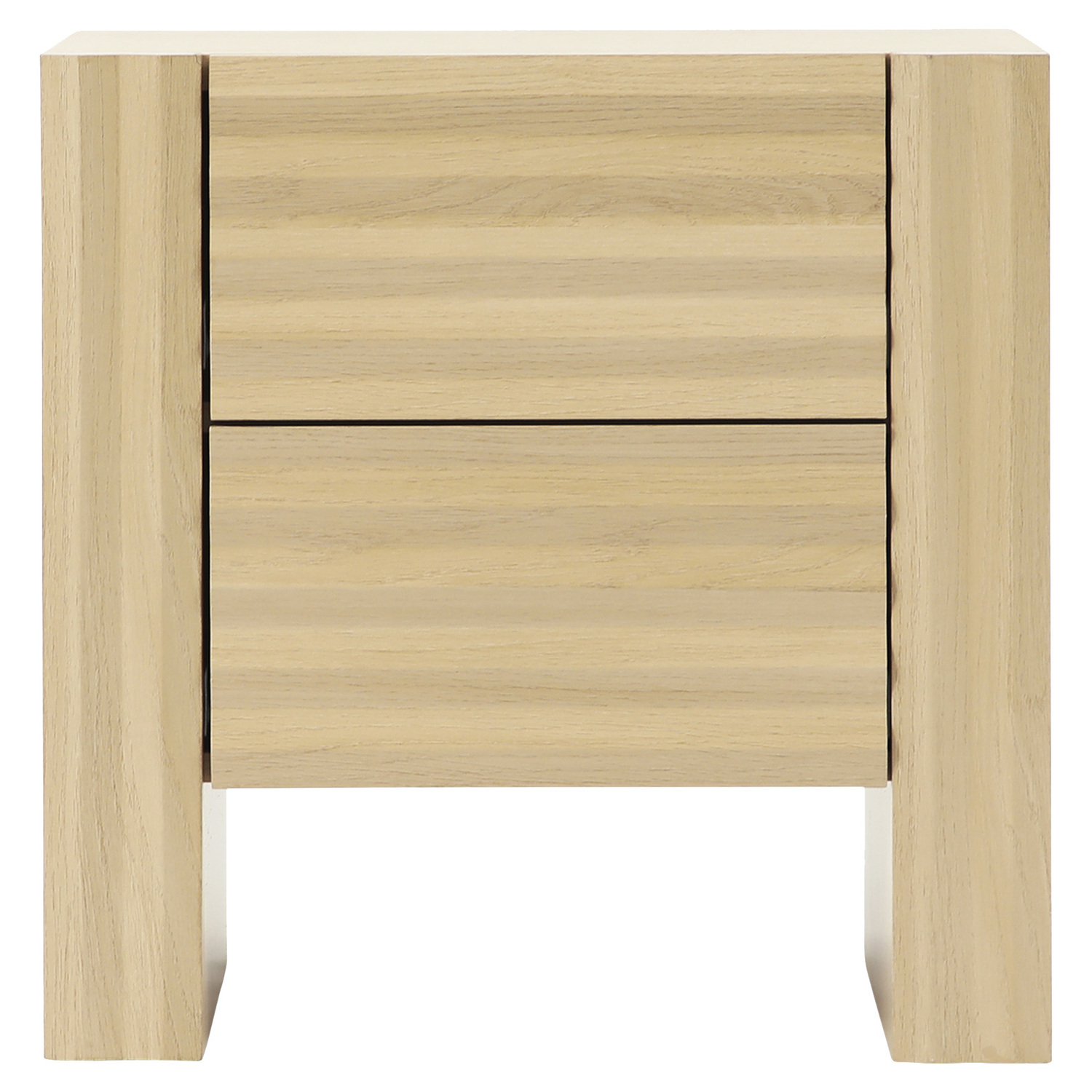 Linden 2 Drawer Bedside Table
