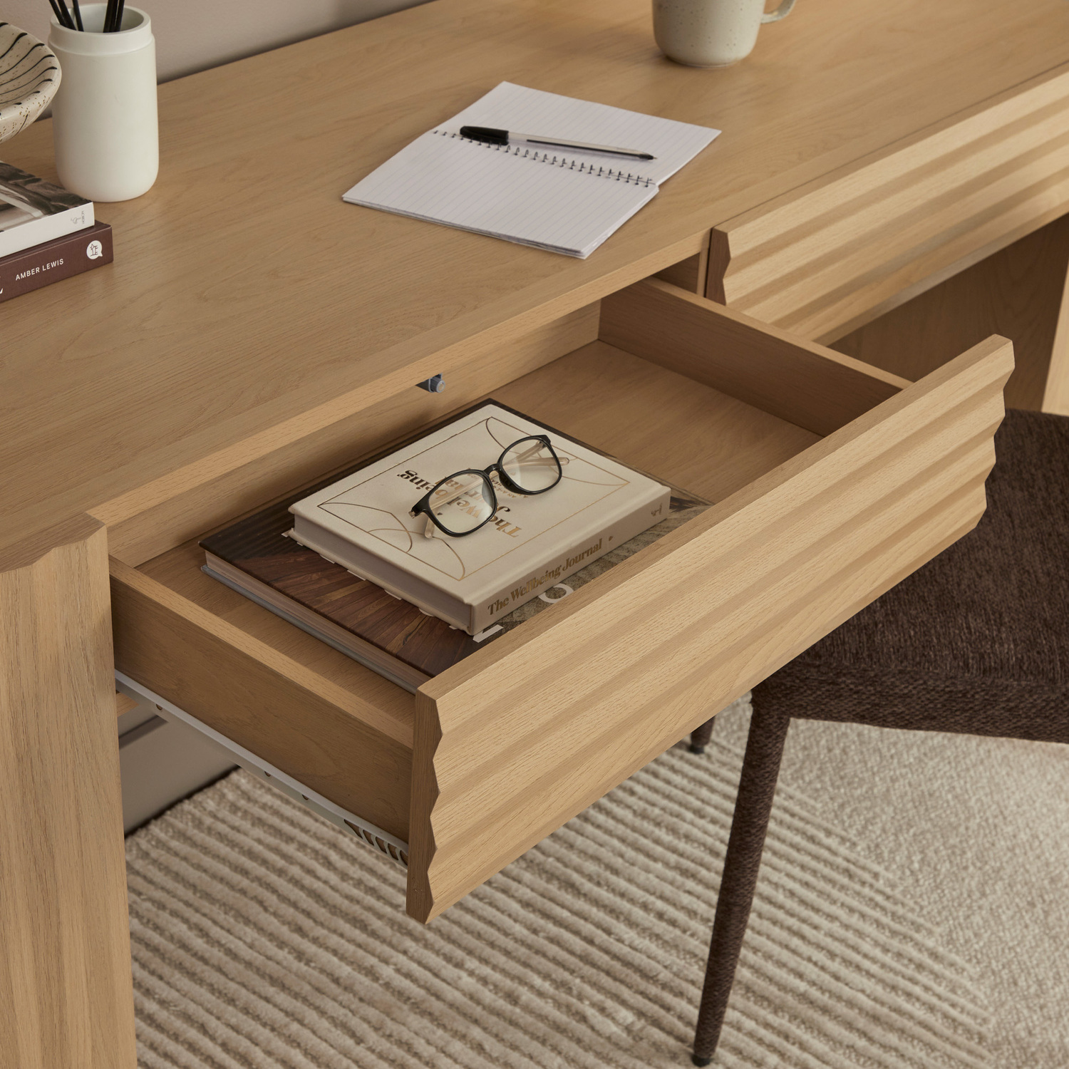 Linden 2 Drawer Study Desk