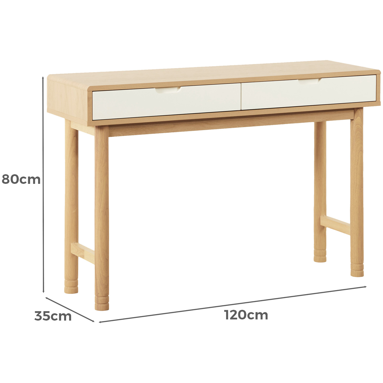 Brooks 2 Drawer Console Table