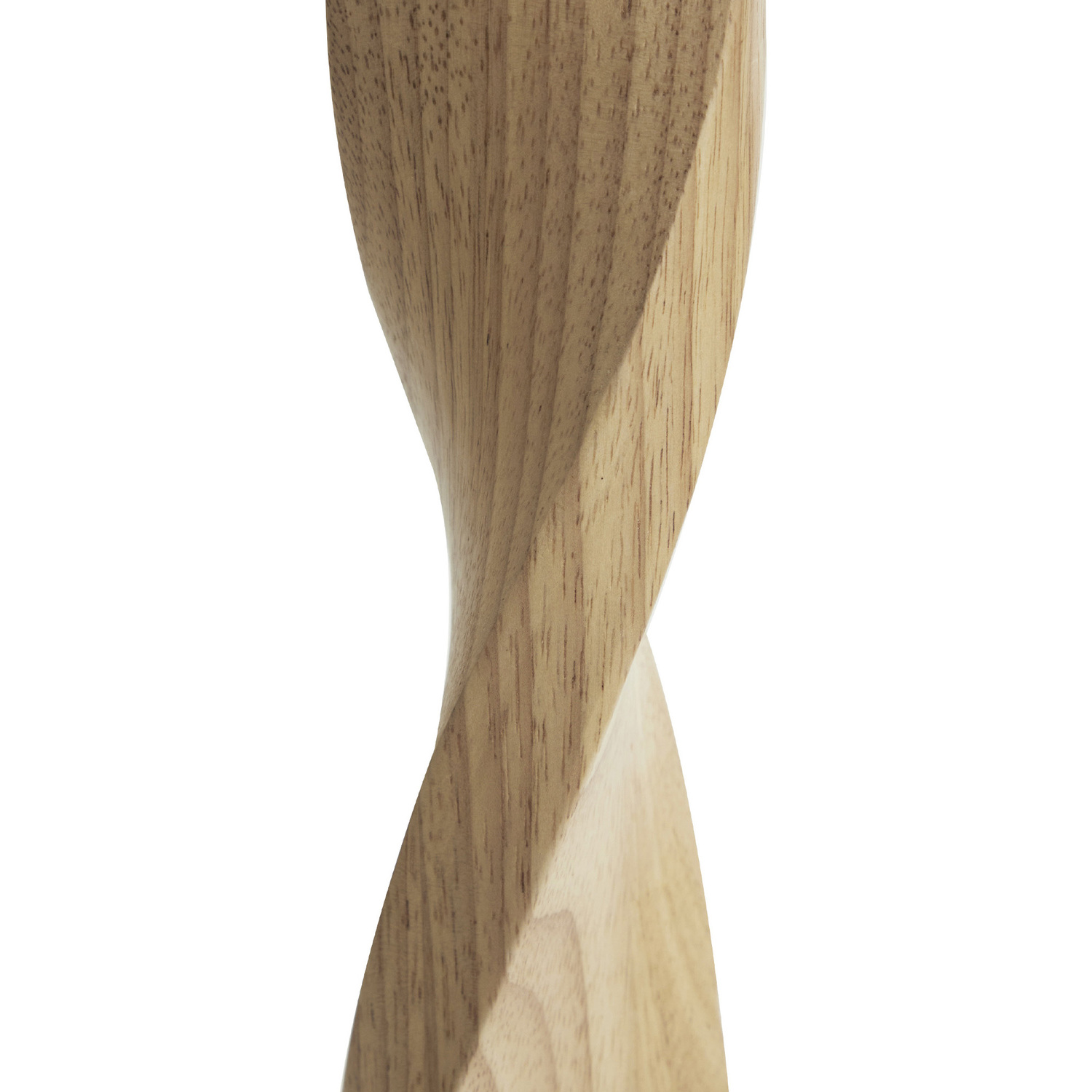 Hailey Rubberwood Floor Lamp