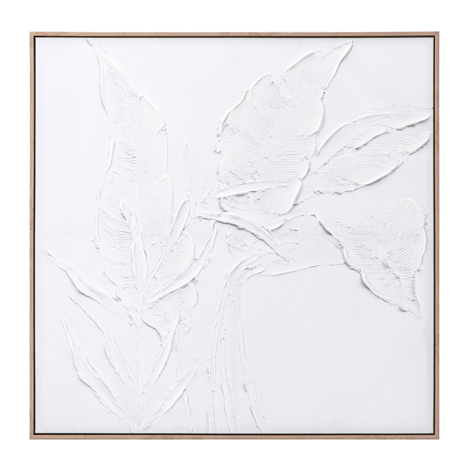 Abstract Botanical Framed Canvas Wall Art