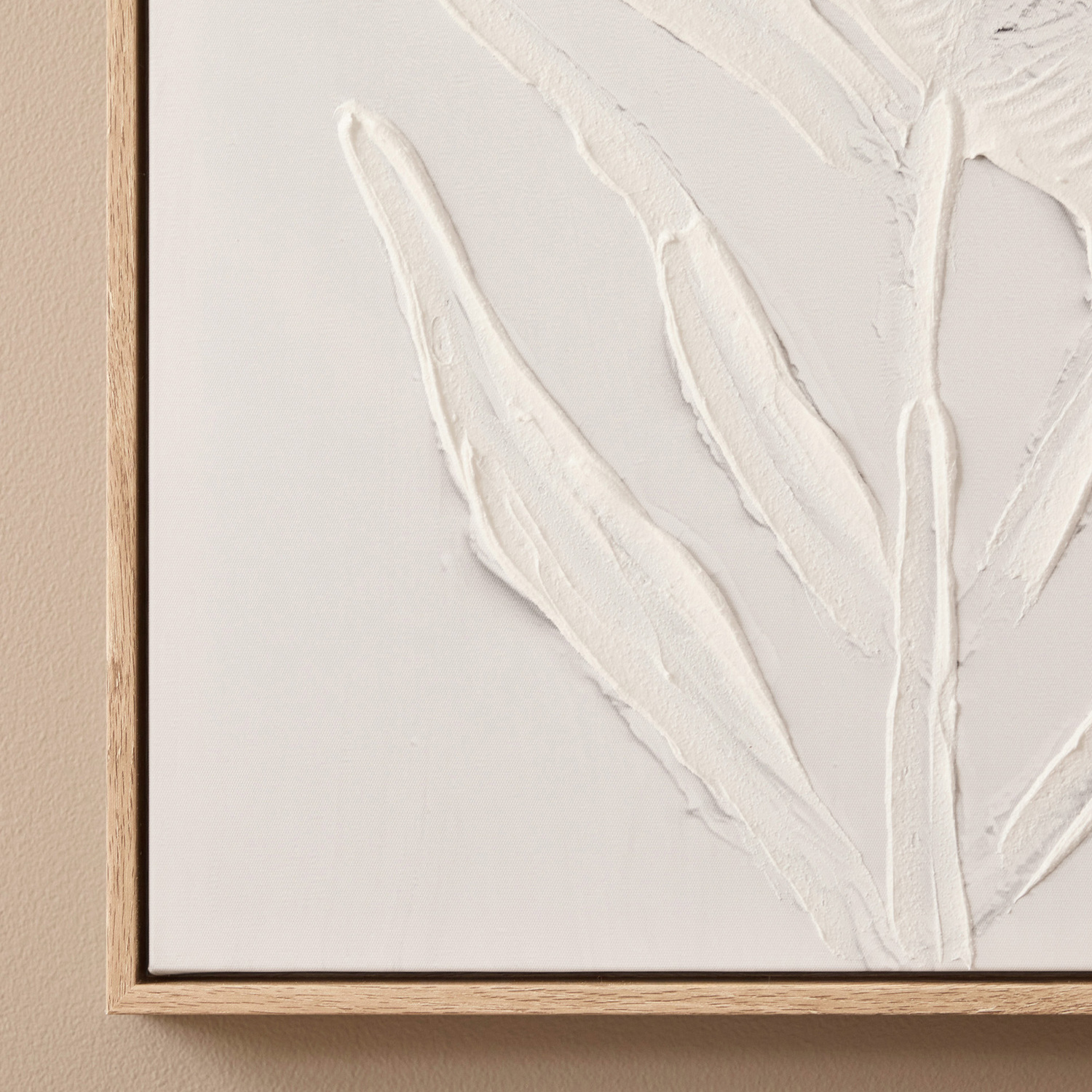 Abstract Botanical Framed Canvas Wall Art