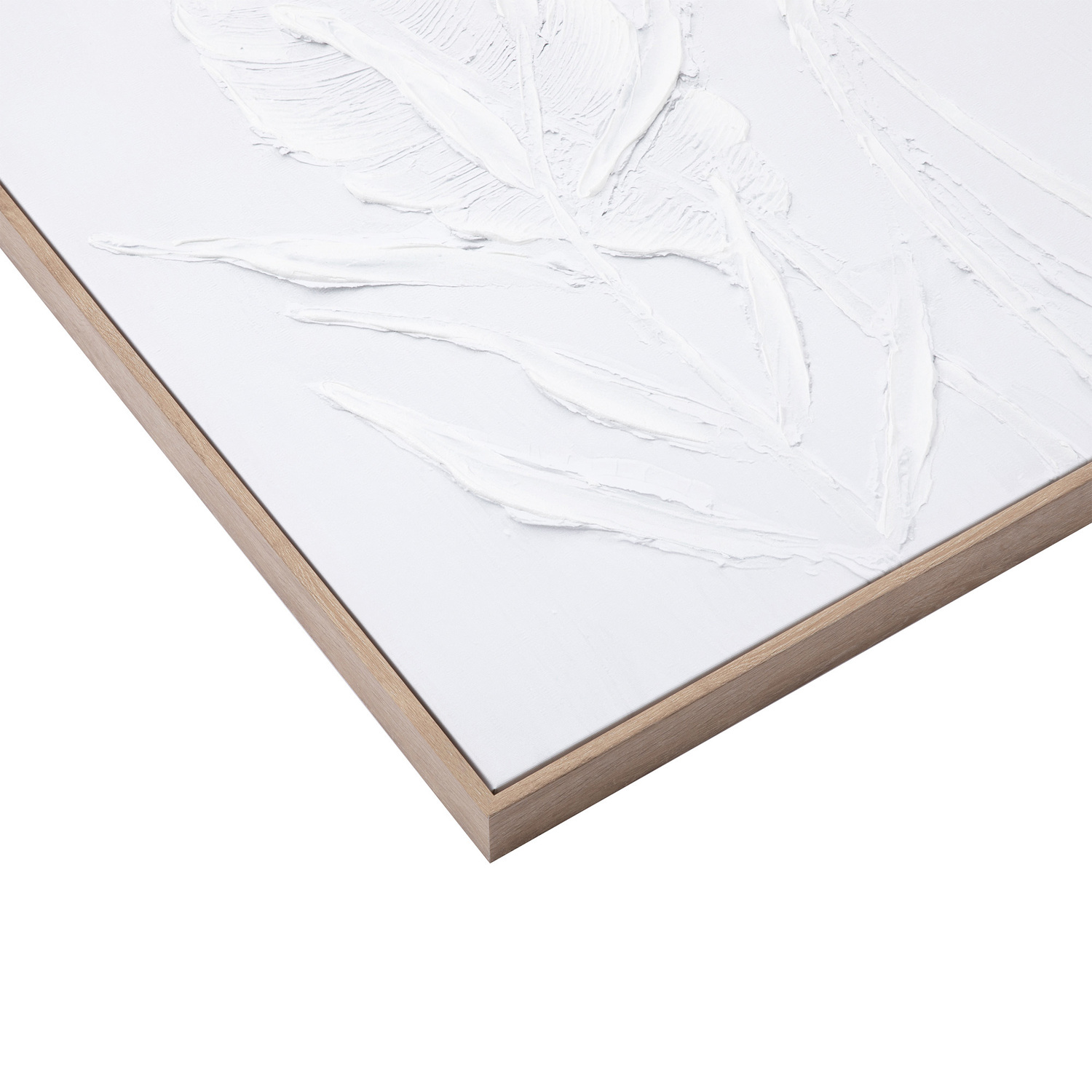 Abstract Botanical Framed Canvas Wall Art