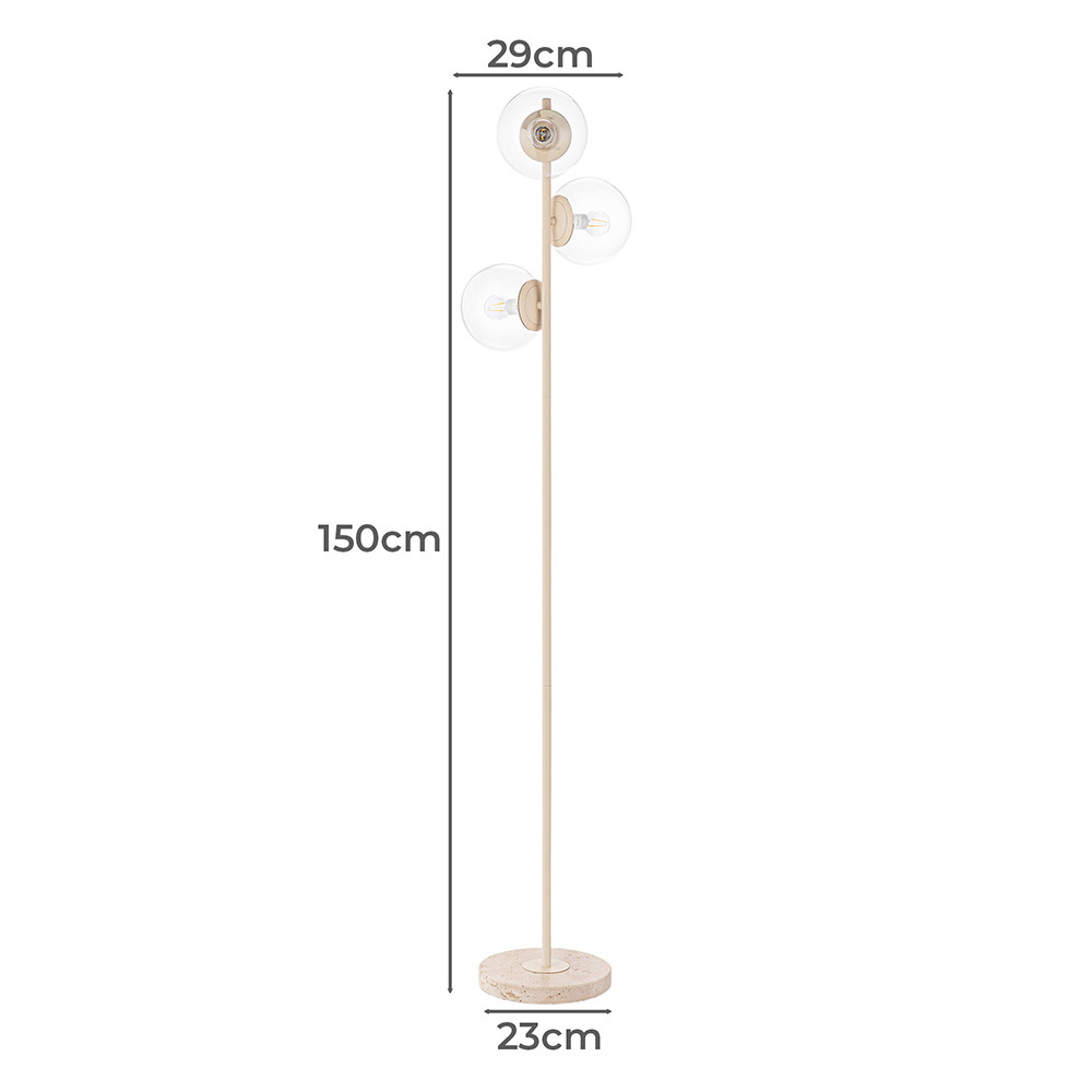 Myca Cement Floor Lamp